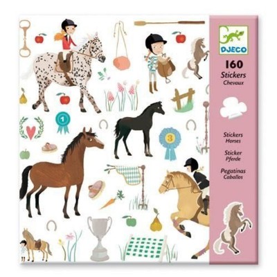 Stickers chevaux  Djeco    044400
